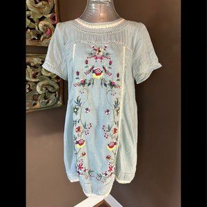 UMGEE Embroidered Floral Dress - Size S